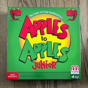 Mattel Apples to Apples Junior Game - Green and Red